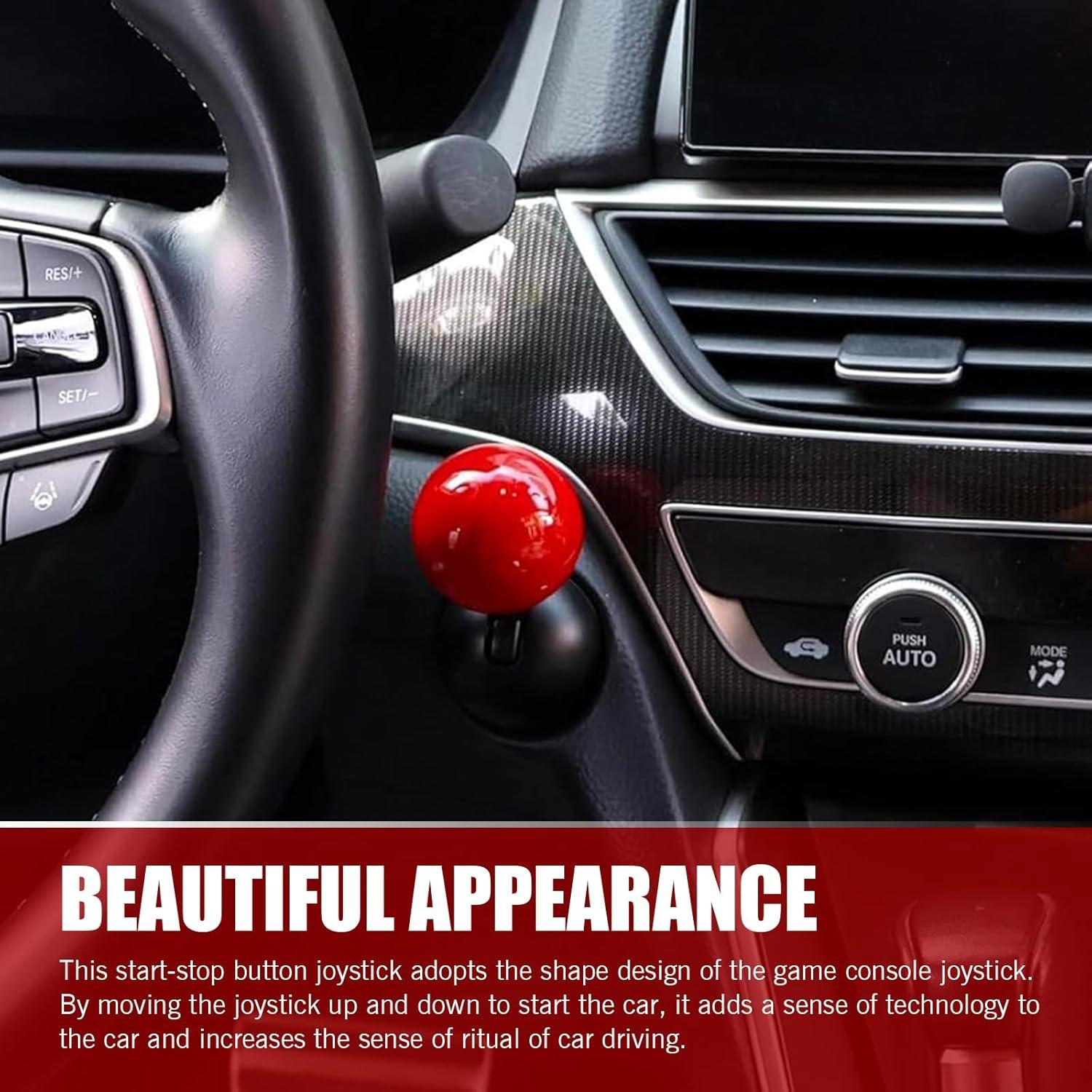 Cubierta Botón Arranque Coche Shakas Joystick Rojo