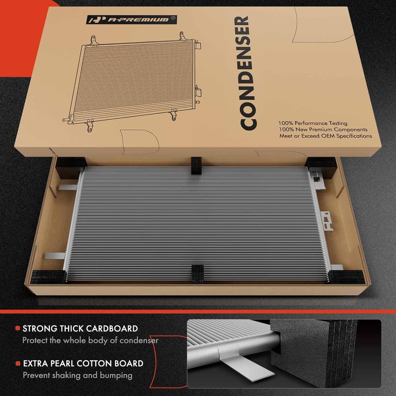 Kit Radiador y Condensador A-Premium Toyota Corolla 93-97