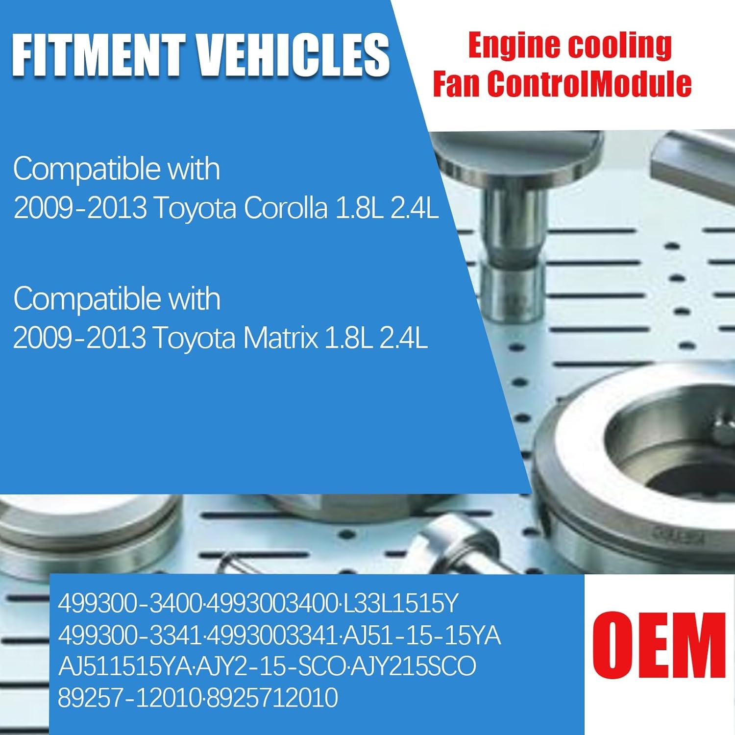 Módulo Control Ventilador Radiador 89257-12010 Mazda Toyota