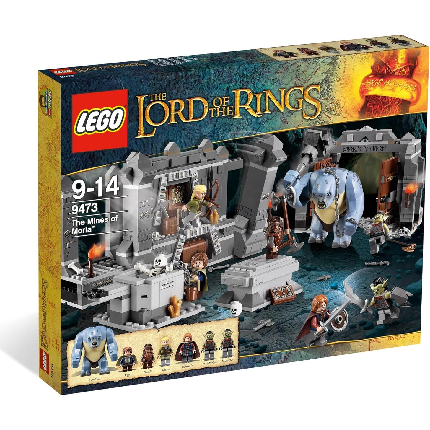 LEGO El Señor de los Anillos Minas de Moria 9473 - 6 Minifiguras