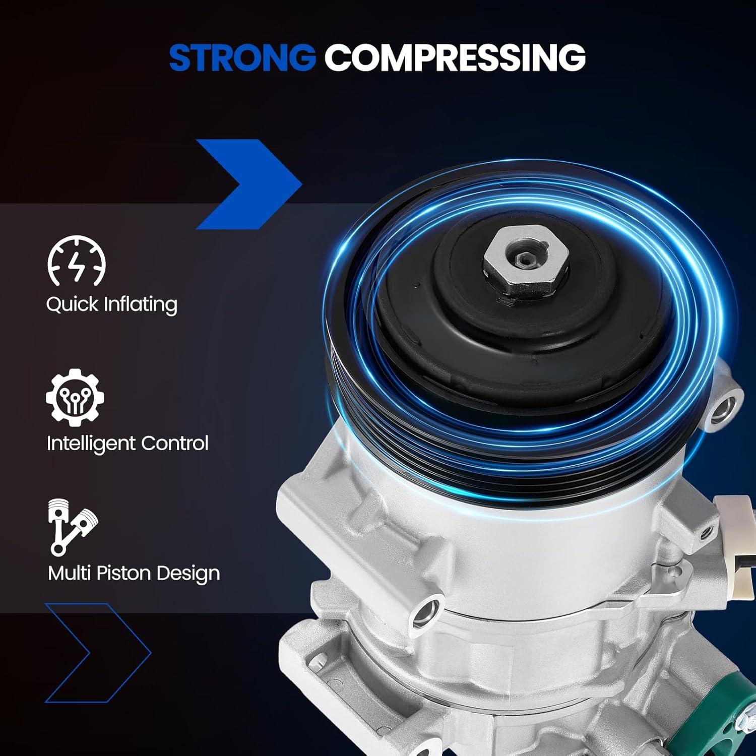 Compresor de Aire Acondicionado SYKRSS 198339 para Toyota Corolla 2014-2022