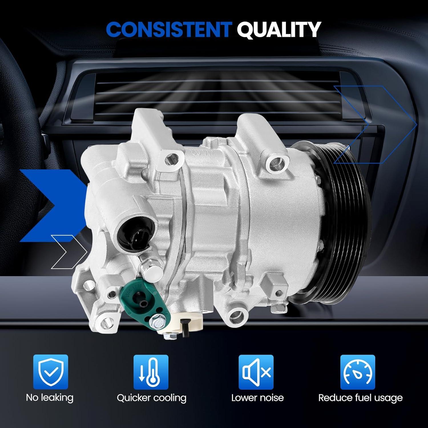 Compresor de Aire Acondicionado SYKRSS 198339 para Toyota Corolla 2014-2022