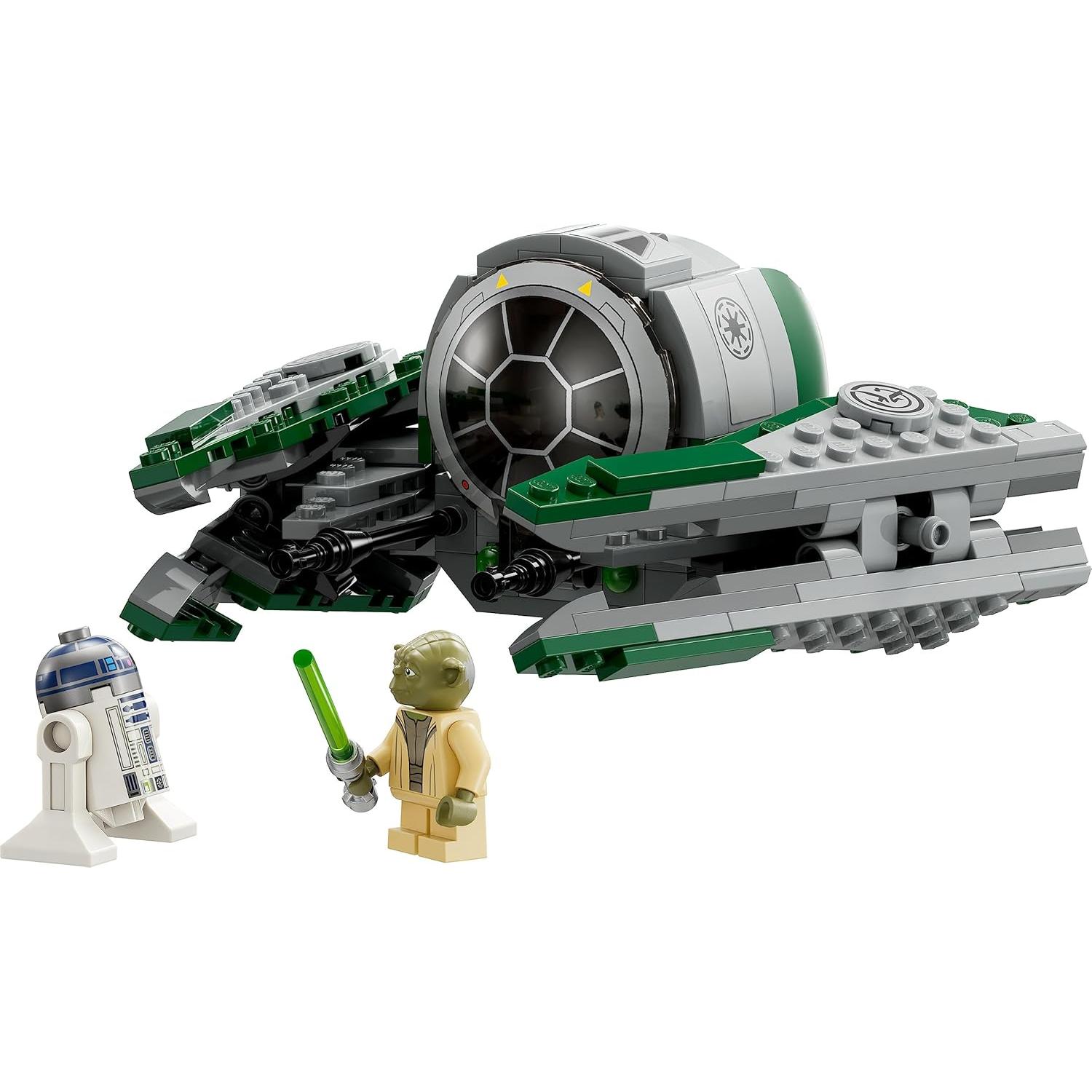 LEGO Star Wars Caza Jedi de Yoda 75360 con R2-D2 y Sable de Luz