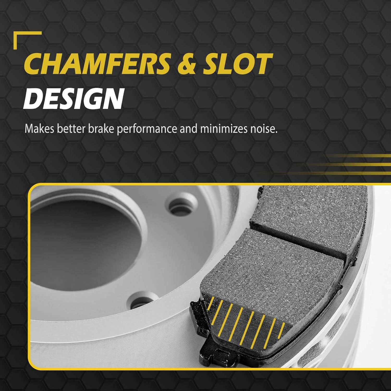 Pastillas de Freno Cerámicas Delanteras OWAYSAFE 923 para Toyota Corolla y Matrix
