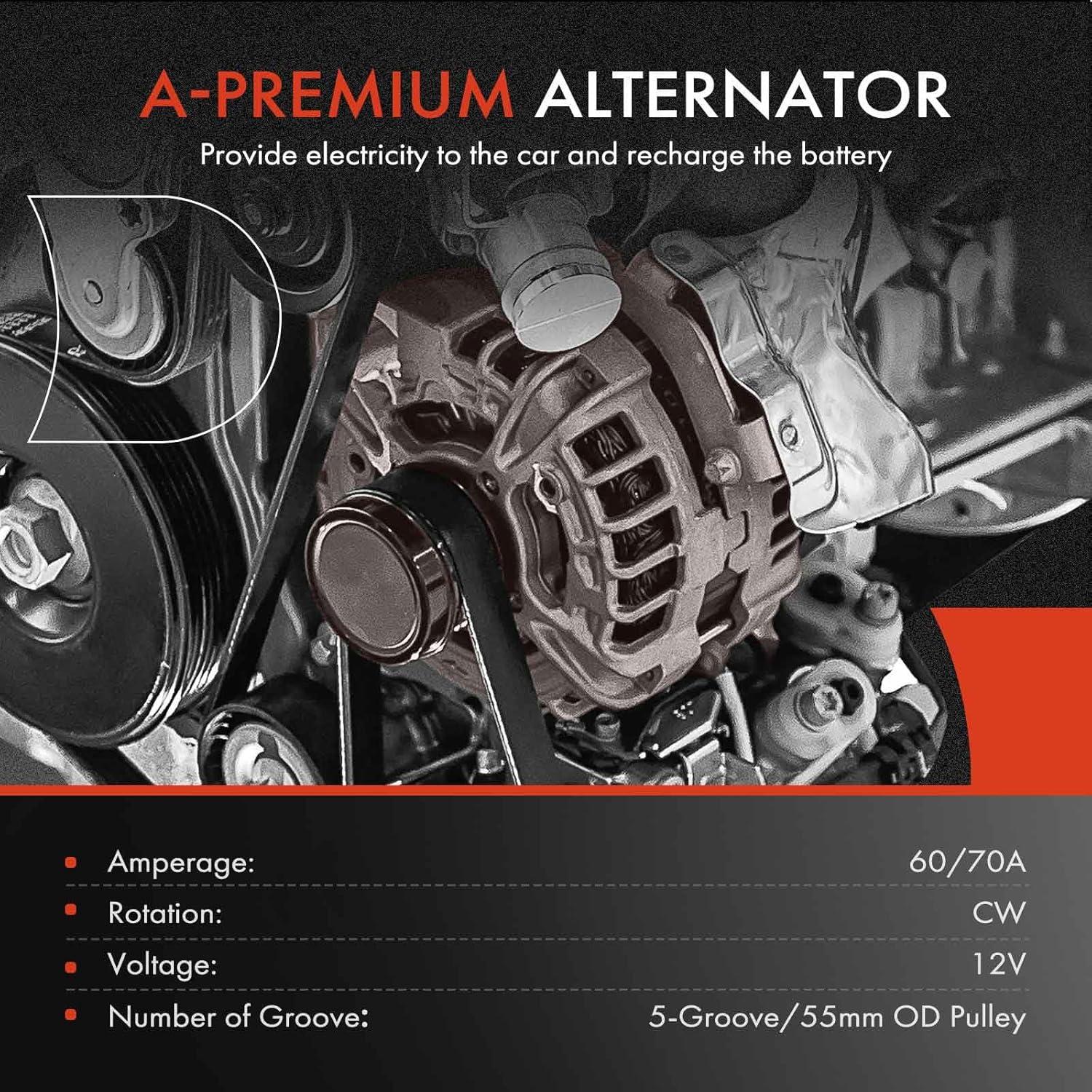 Alternador A-Premium 12V 60A/70A para Toyota Corolla/Celica