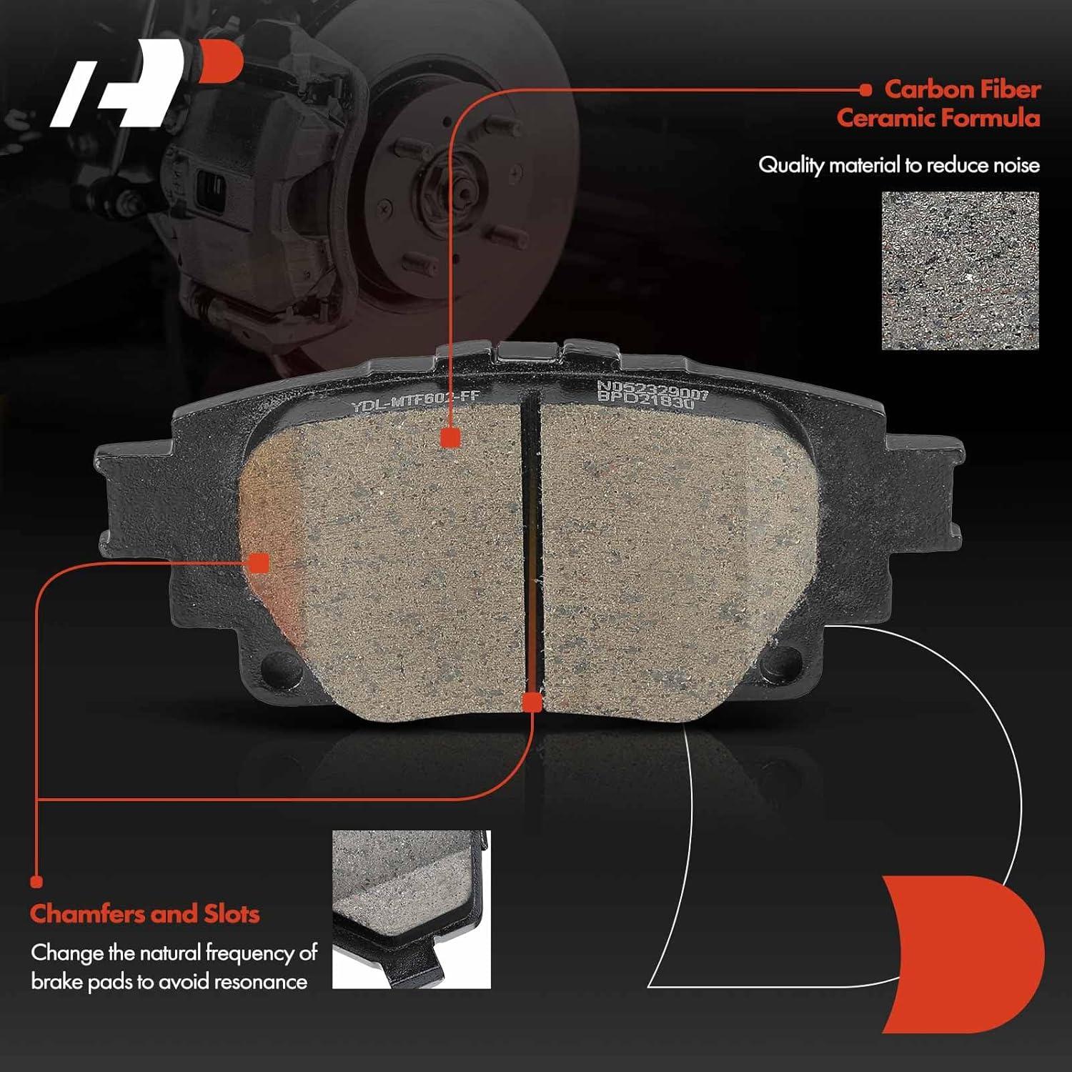 Discos de Freno Sólidos A-Premium + Pastillas Cerámicas Toyota Corolla 2019-2022