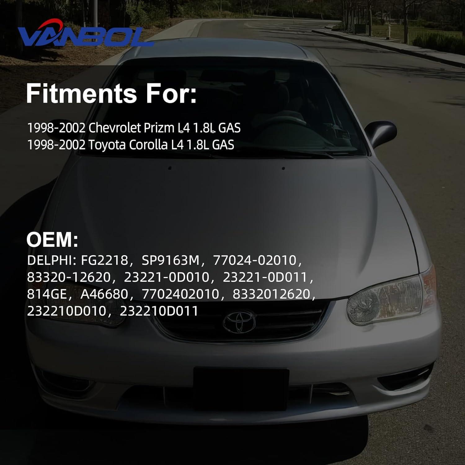 Módulo Bomba de Combustible Eléctrica VANBOL para Chevy Prizm y Toyota Corolla 1.8L 1998-2002