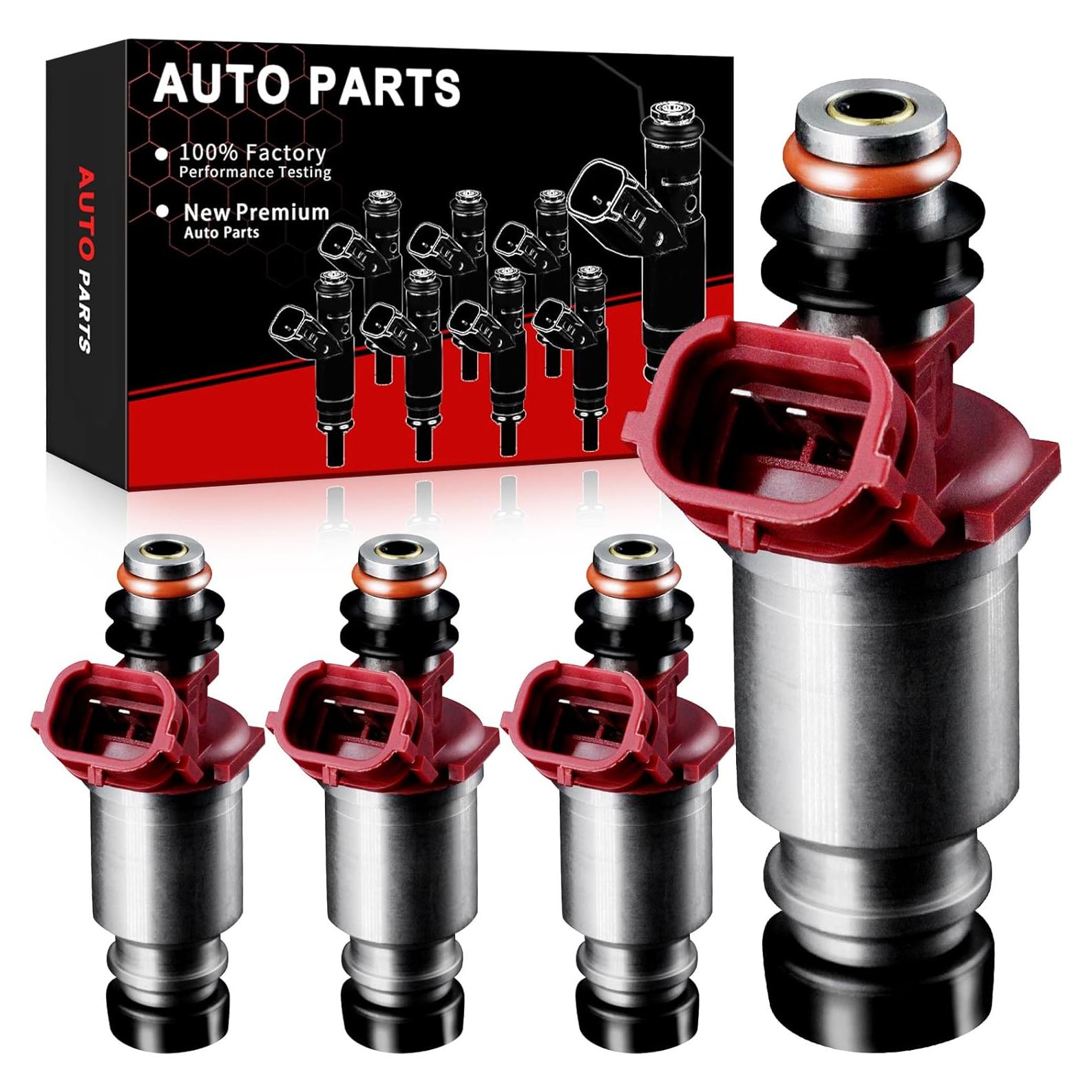 High Performance Fuel Injectors for:-Toyota Corolla 1993 1994 1995 1996 1997 1.8L L4 Celica 1994-1997, for:-Geo Prizm 1993 1994 1995 1996 1997 1.8L L4, Replace OE# 2325016160 23209-16160 (4Pcs)