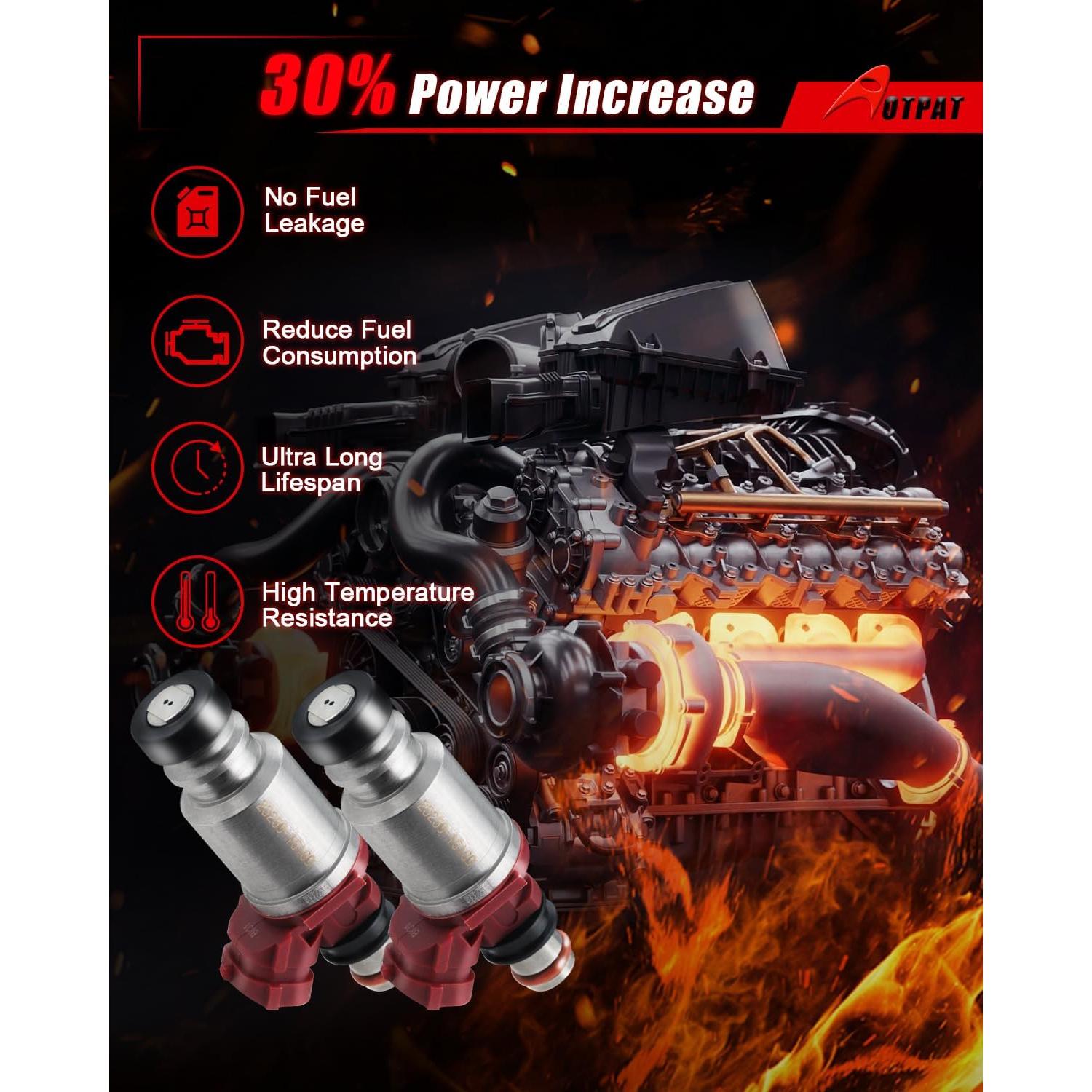 High Performance Fuel Injectors for:-Toyota Corolla 1993 1994 1995 1996 1997 1.8L L4 Celica 1994-1997, for:-Geo Prizm 1993 1994 1995 1996 1997 1.8L L4, Replace OE# 2325016160 23209-16160 (4Pcs)