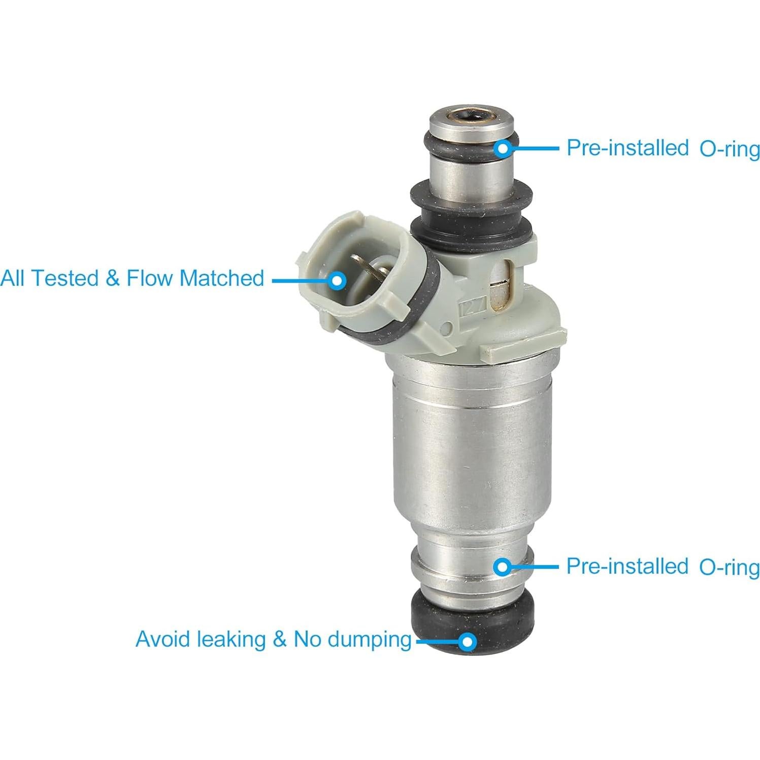 Inyector de Combustible ACROPIX para Toyota Corolla 1.6L - Paquete de 4