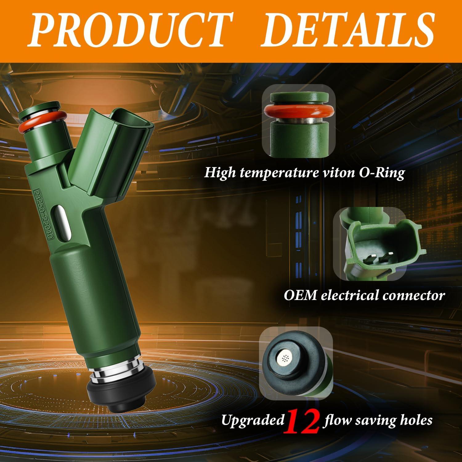 Inyectores de combustible XLNTAPS para Toyota y Chevy 1.8L