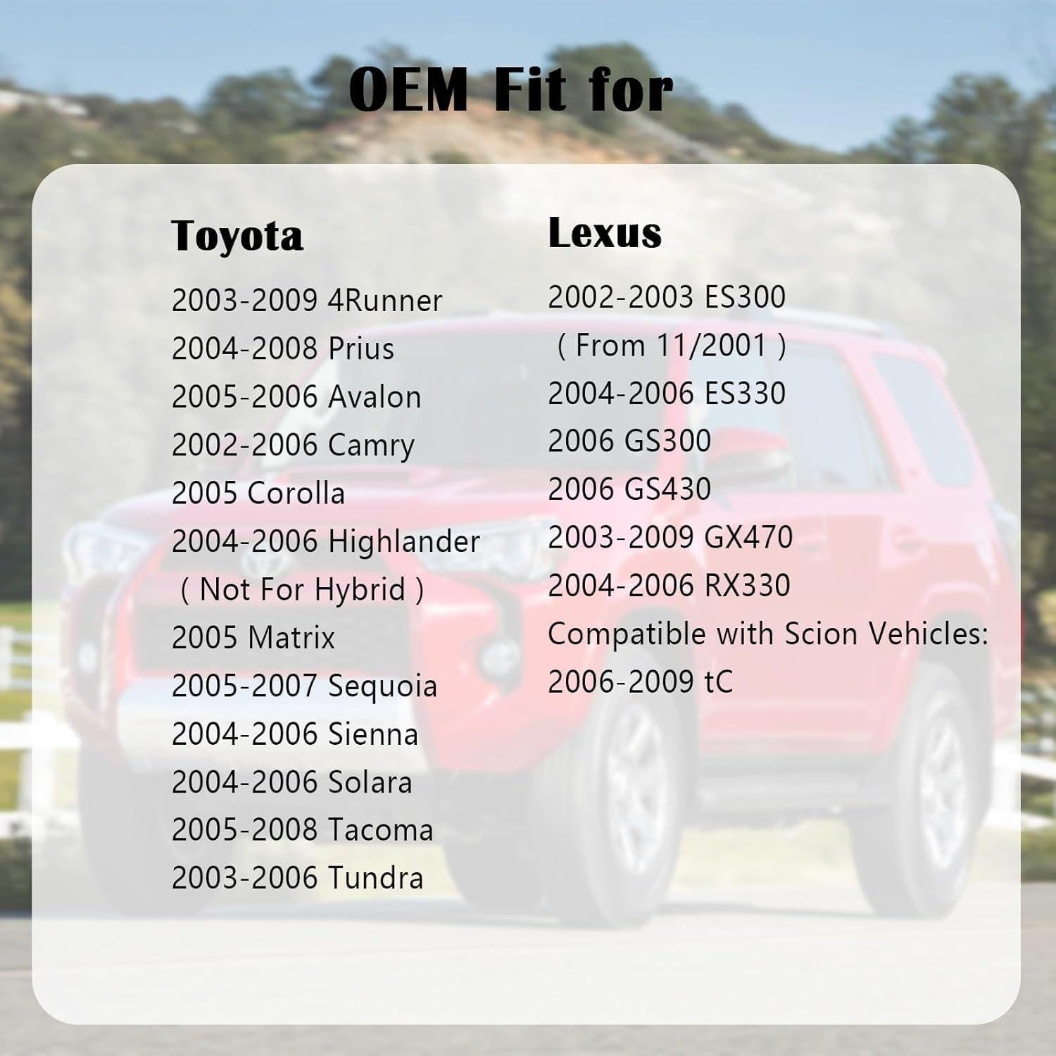 Tapa de combustible Manymiba 77300-33070 para Toyota Lexus