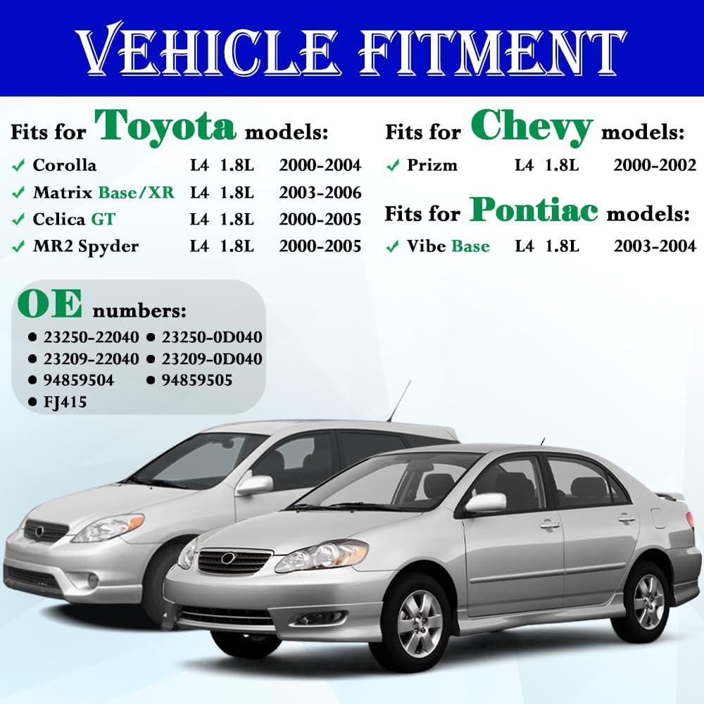 Juego de 4 Inyectores de Combustible SeyPon L4 1.8L Toyota