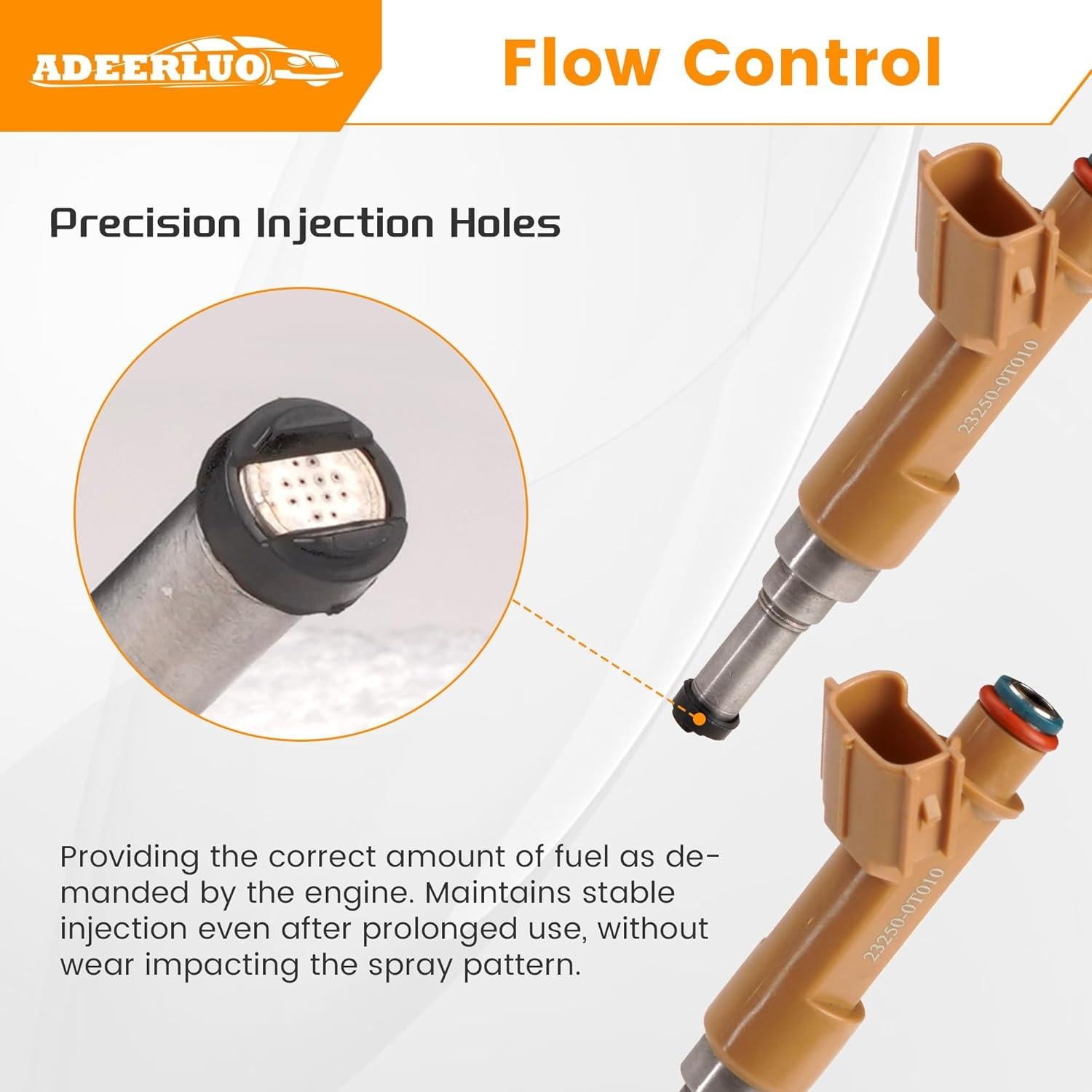 Inyectores de combustible ADEERLUO para Toyota Corolla 1.8L
