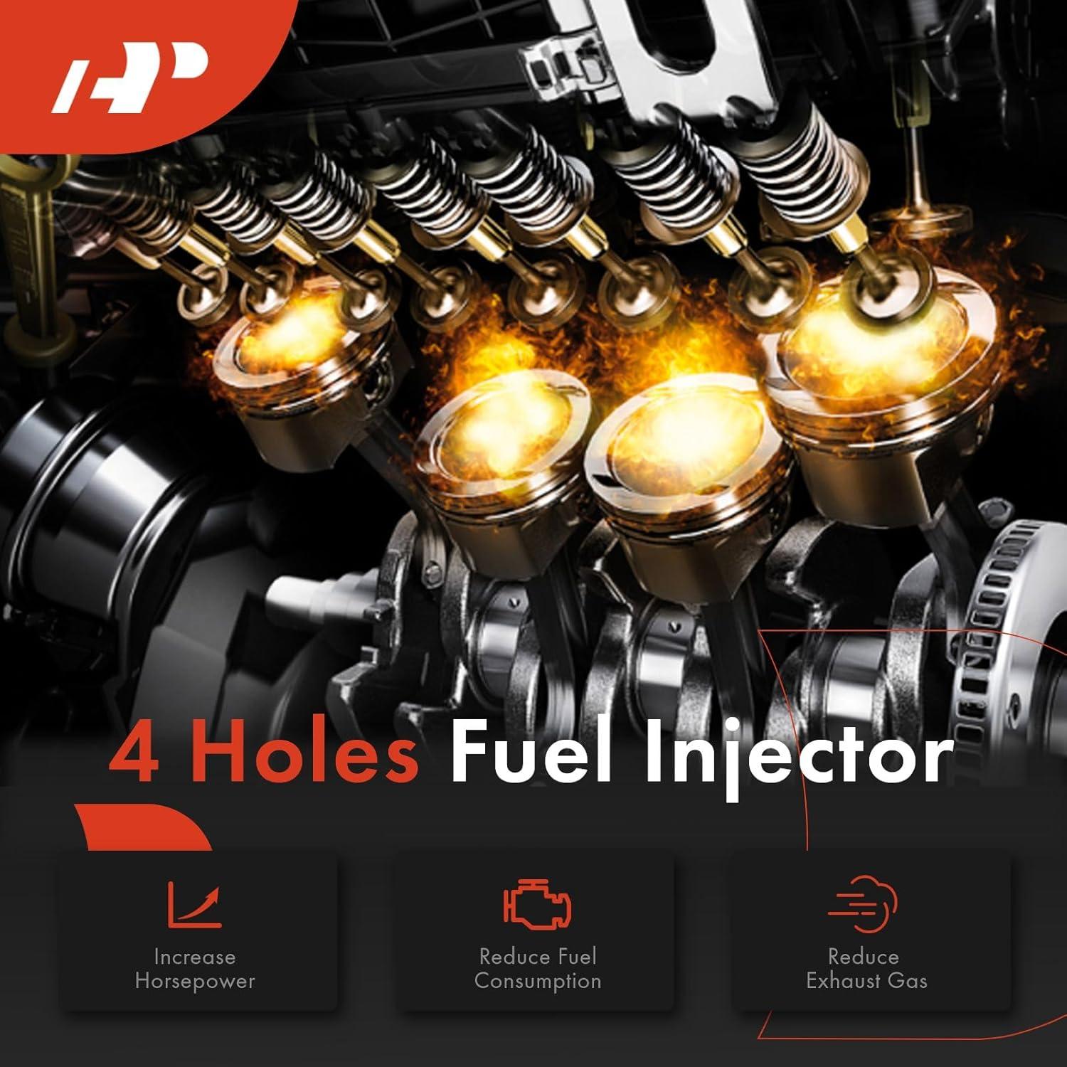 Conjunto Inyectores de Combustible A-Premium para Toyota Corolla y Chevrolet Prizm 1.8L