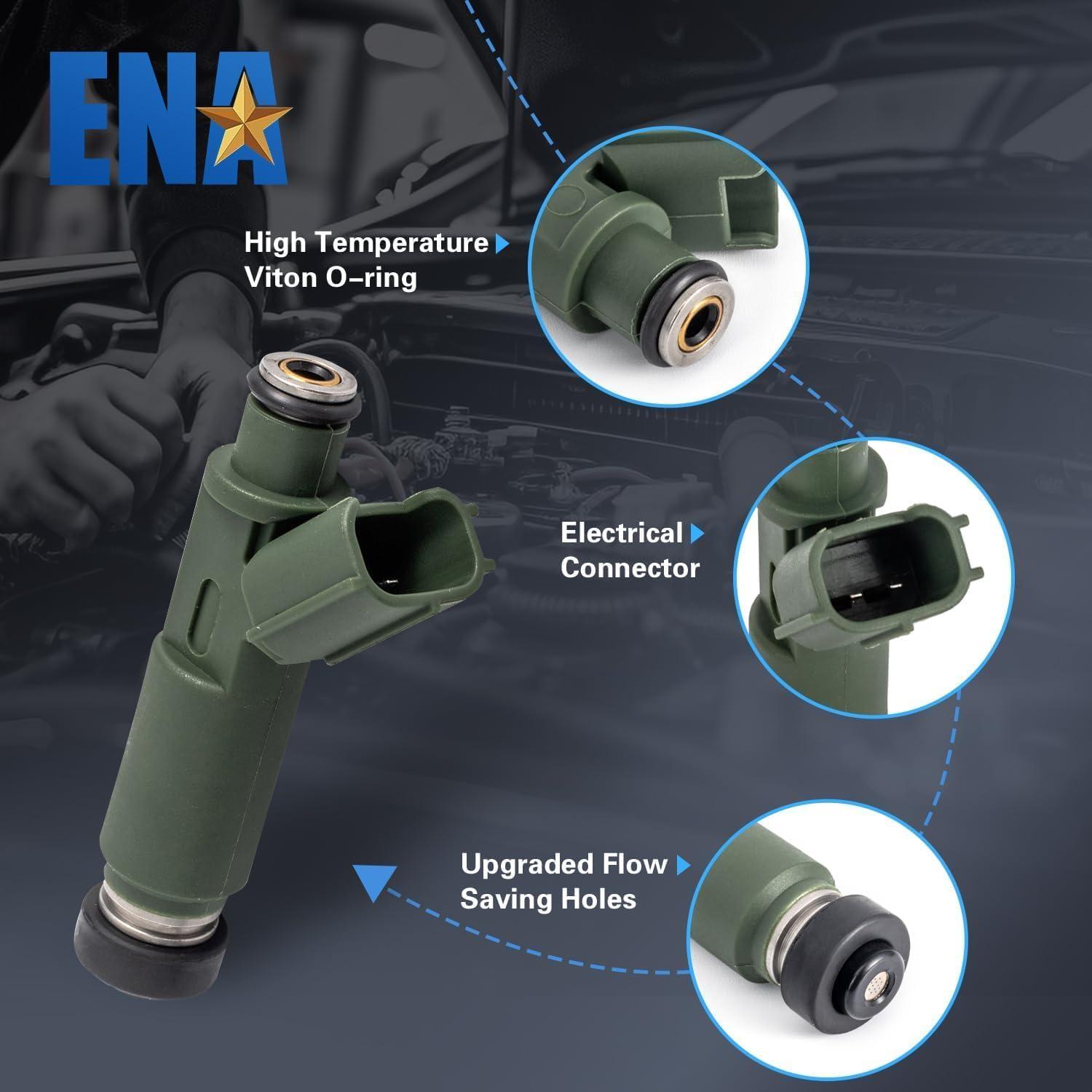 Juego de 4 Inyectores de Combustible ENA para Toyota y Pontiac