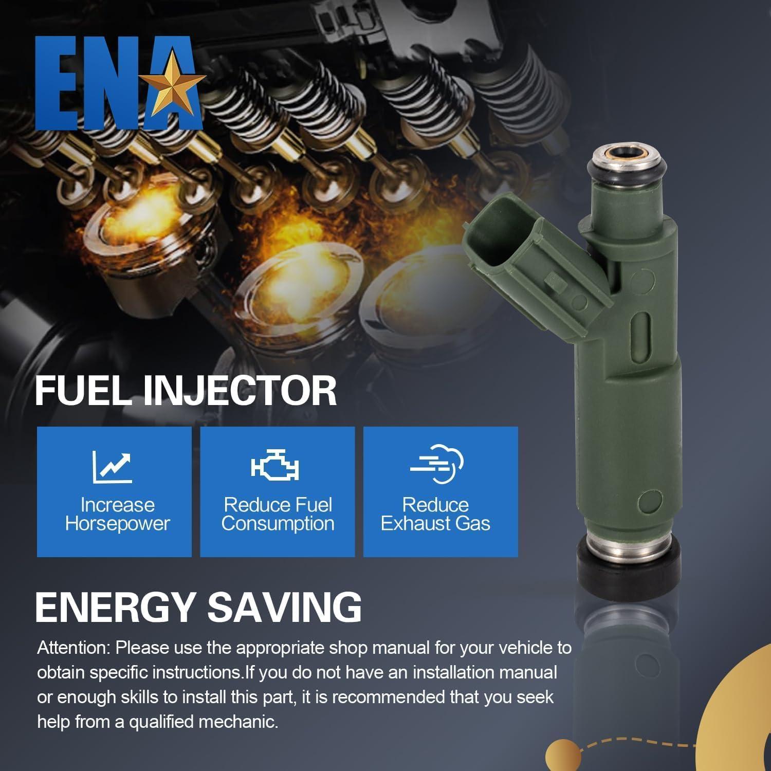 Juego de 4 Inyectores de Combustible ENA para Toyota y Pontiac