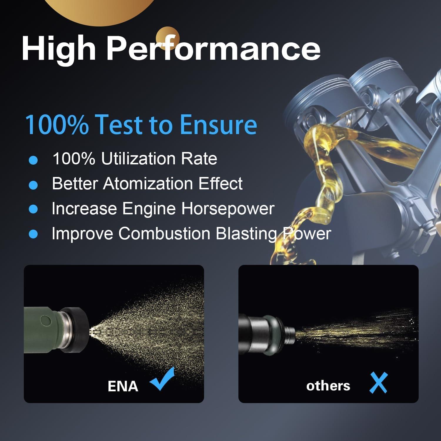 Juego de 4 Inyectores de Combustible ENA para Toyota y Pontiac