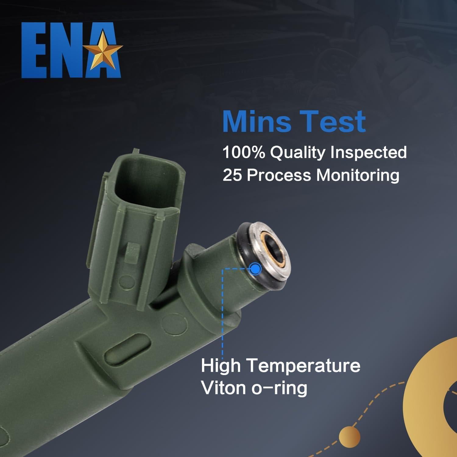 Juego de 4 Inyectores de Combustible ENA para Toyota y Pontiac