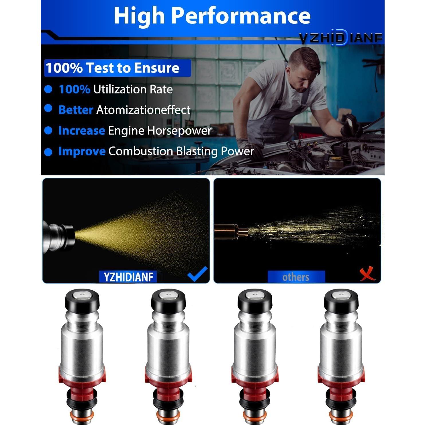 Inyectores de combustible YZHIDIANF 2325016160 para Toyota y Geo