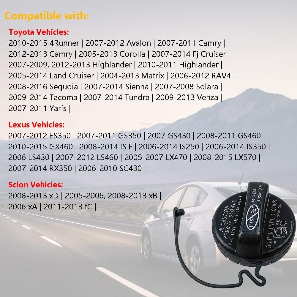 Tapa de Tanque de Combustible LLNSEAUTO 7730006040 - Negro