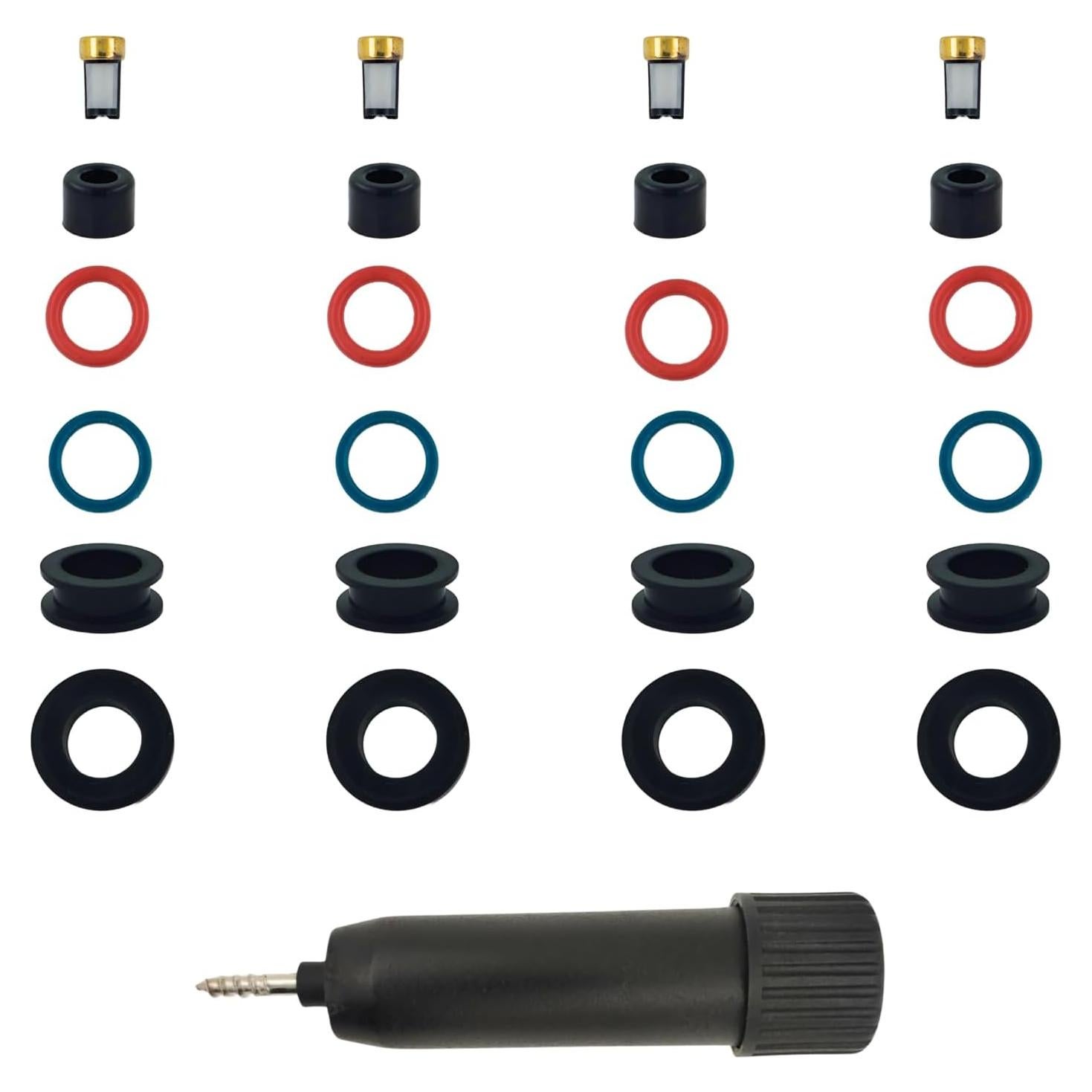 Kits de Sello Inyector Combustible AUTO OCCASION 4 Juegos
