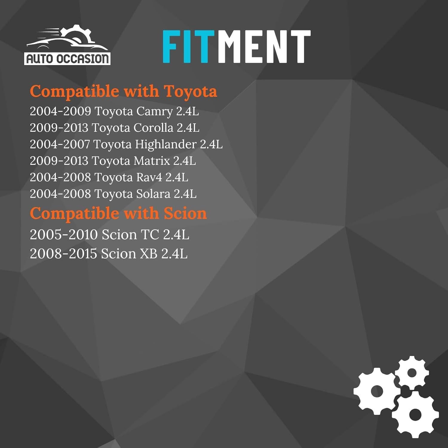 Kits de Sello Inyector Combustible AUTO OCCASION 4 Juegos