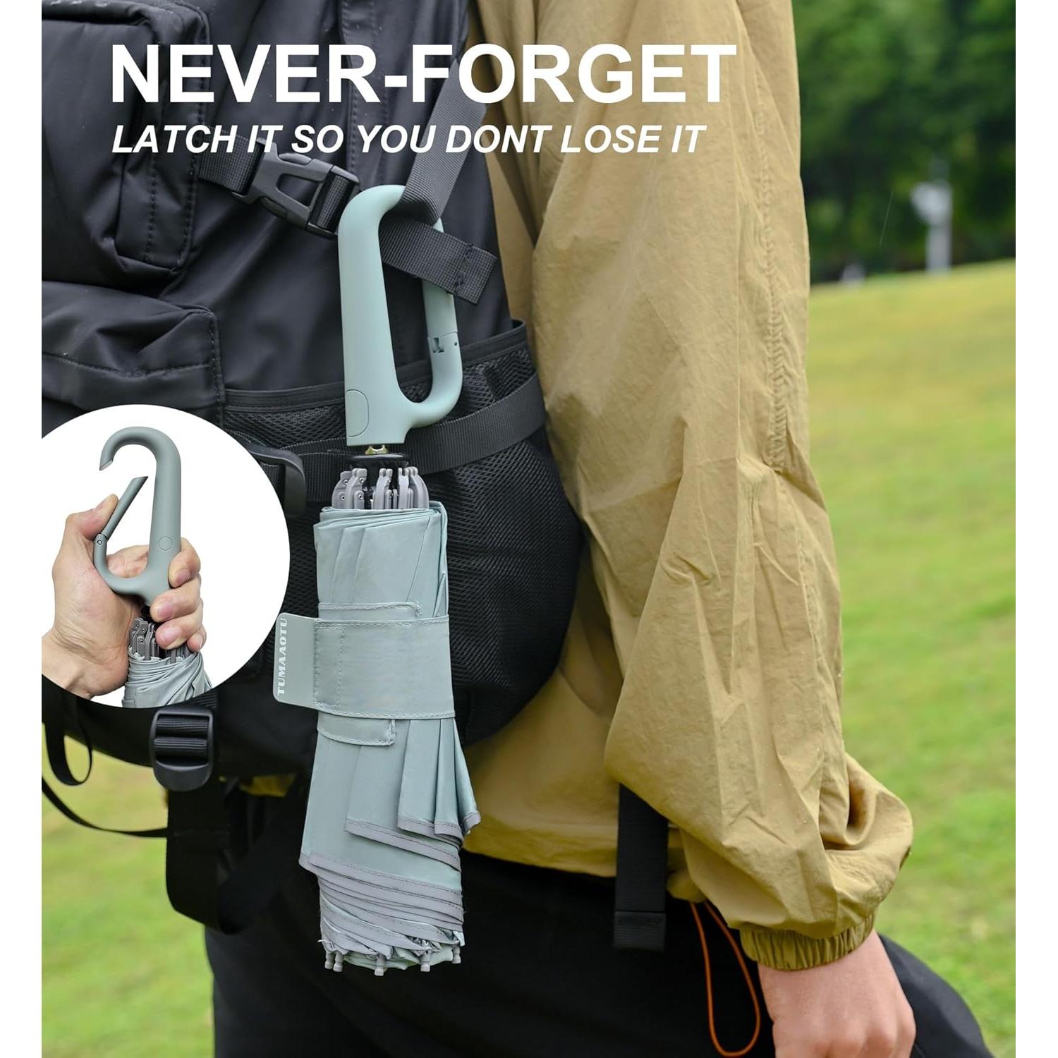 Paraguas Invertido TUMAAOTU 116 cm a Prueba de Viento