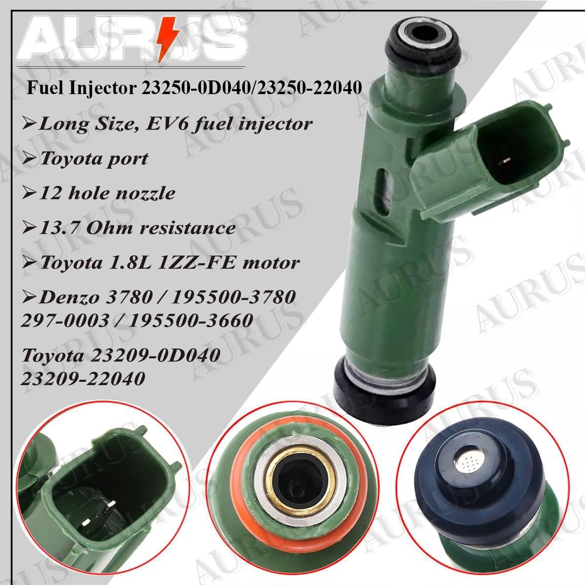 Inyector de Combustible AURUS 23250-0D040 para Toyota