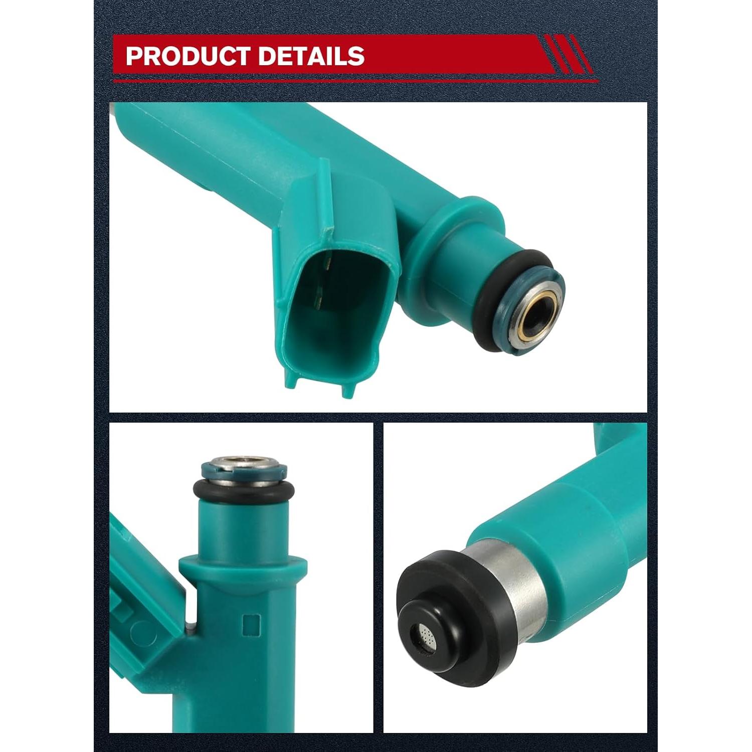 Inyectores de combustible TAUTOY FJ758 4PCS 2.4L para Toyota