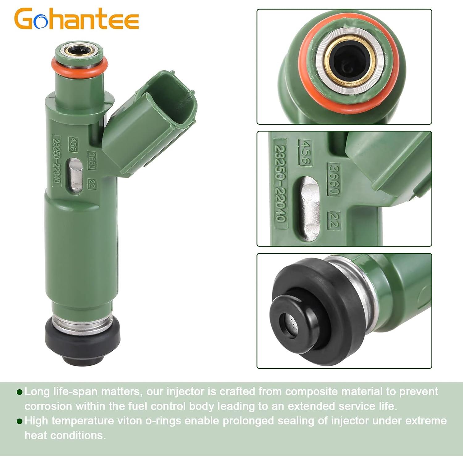 Inyector de Combustible Gohantee 23250-22040 12 Agujeros
