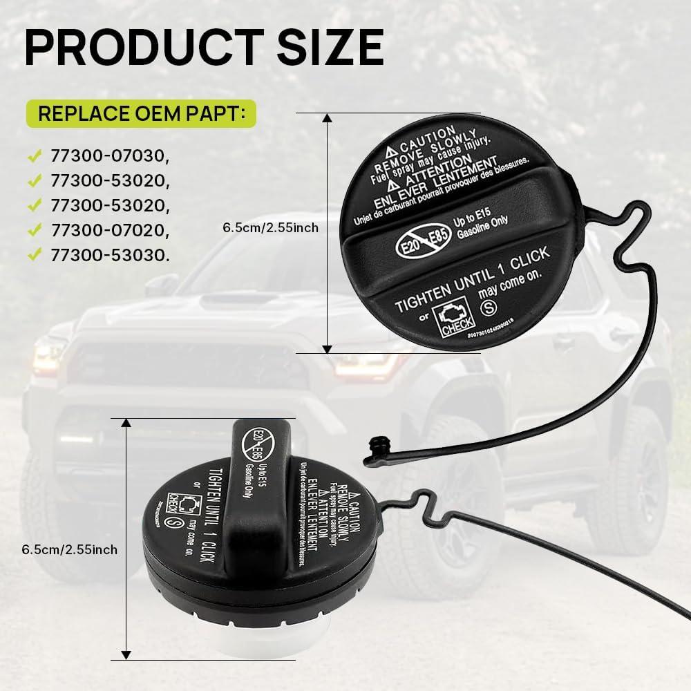 Tapa de combustible HANSHUO para Toyota y Lexus 2015-2019
