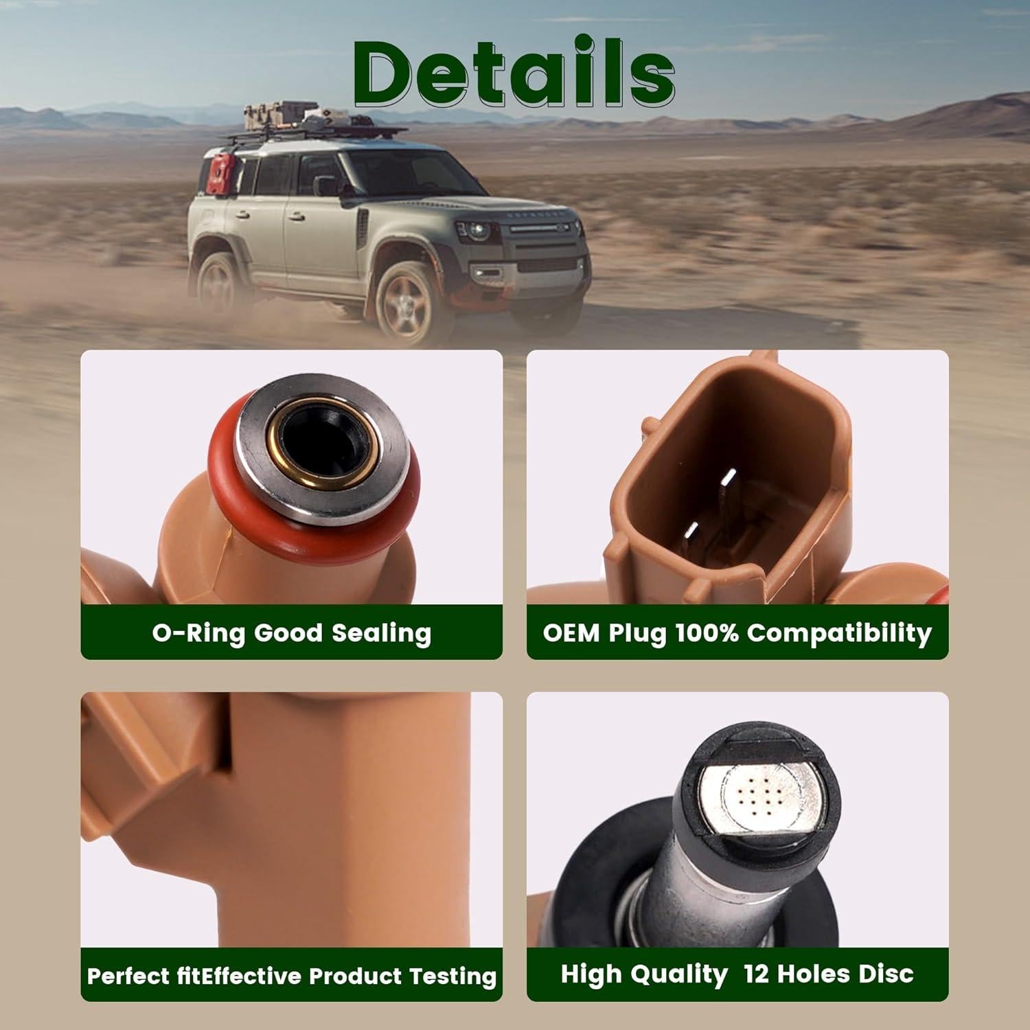 Inyectores de combustible SUXNOS para Toyota Corolla 2009-2015