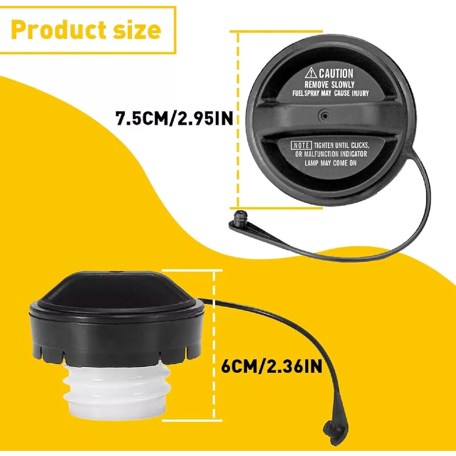 Tapa de combustible DINGTONG 77300-53010 para Toyota/Lexus