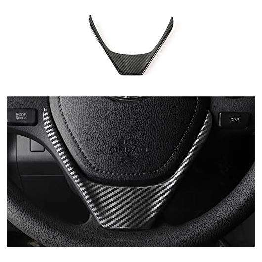 Cubierta de Volante de Fibra de Carbono Ruihe para Toyota RAV4 Corolla 2014-2018