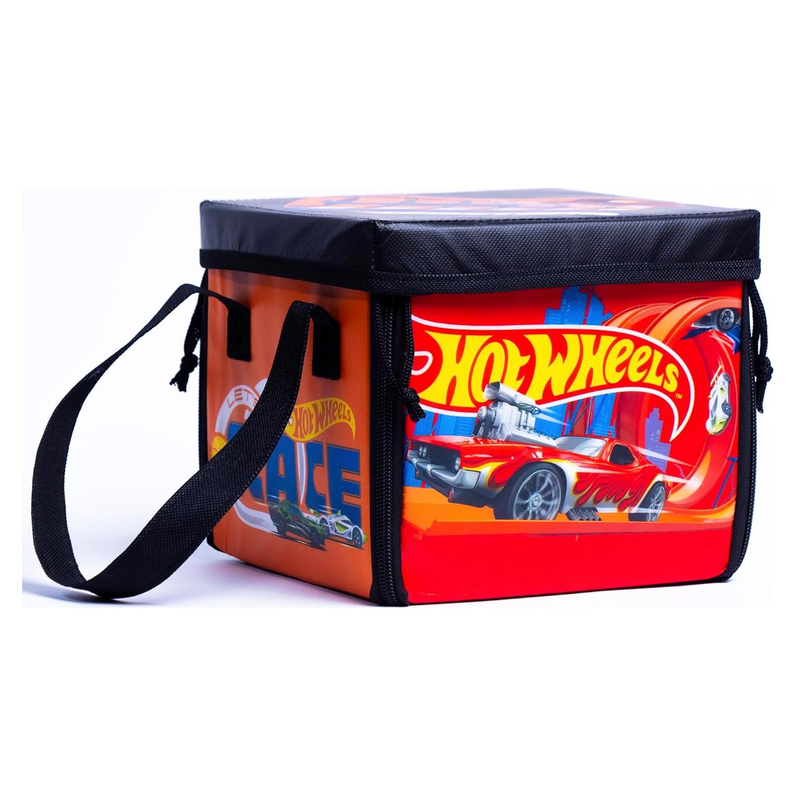 Hot Wheels ZipBin Ramp It Up - Tapete y Almacenaje 53 cm