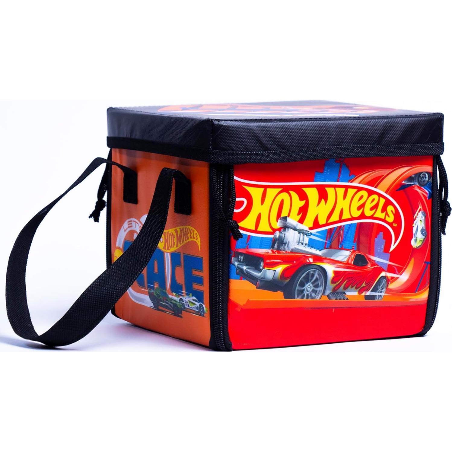 Hot Wheels ZipBin Ramp It Up - Tapete y Almacenaje 53 cm