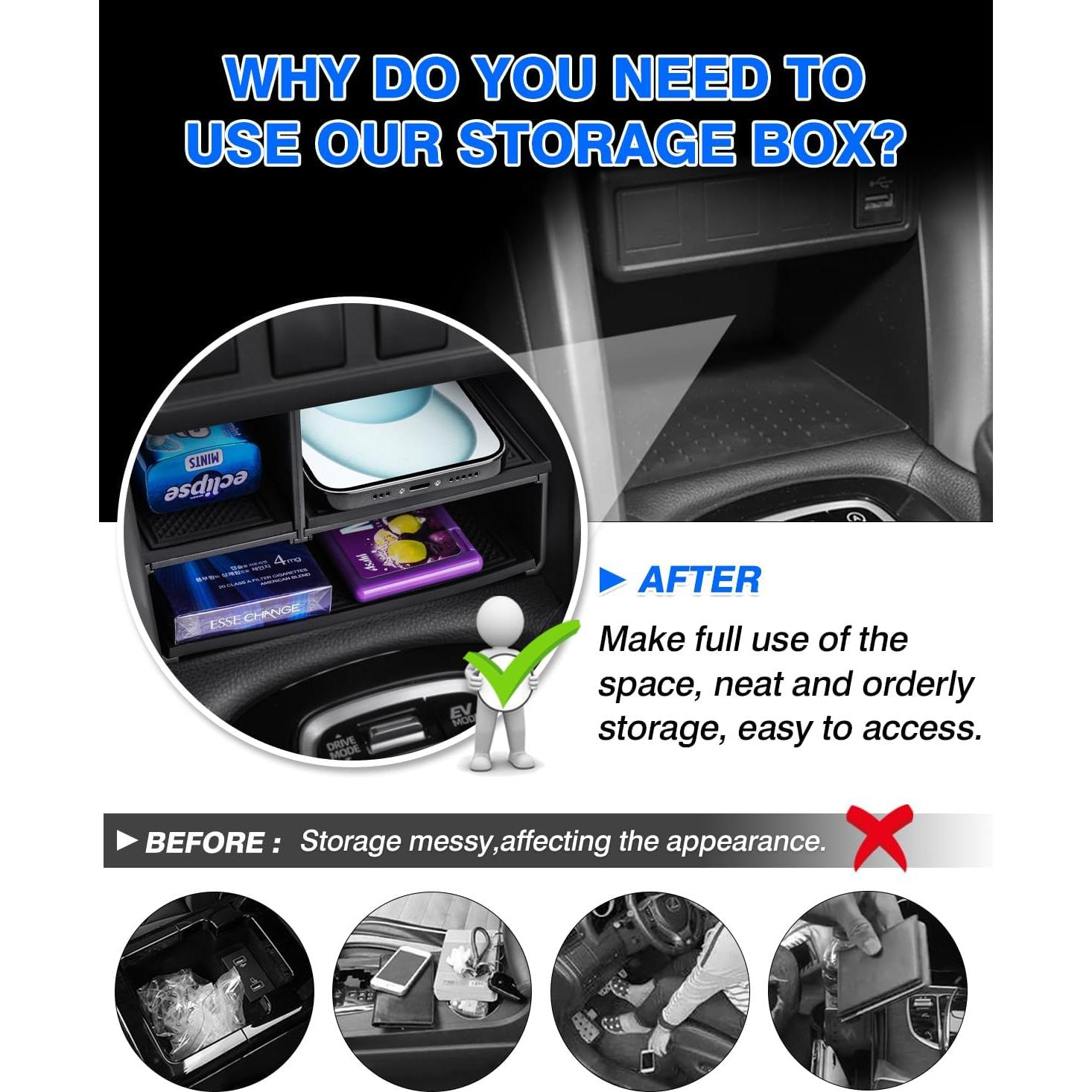 Organizador de Consola Central Autorder para Toyota Corolla Cross 2022-2025