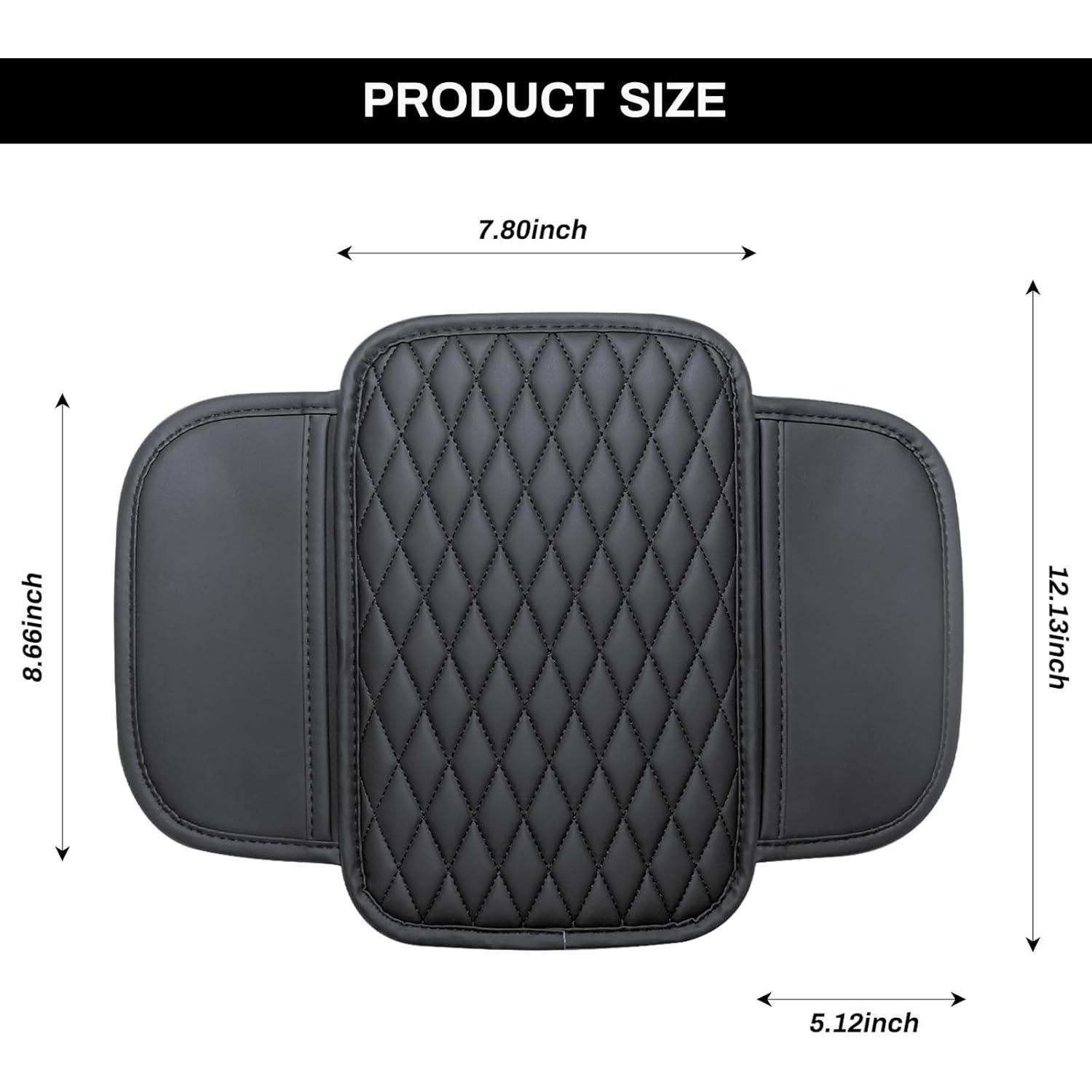 Cubierta de Consola Central Ouzorp de Cuero Microfibra 30x20cm