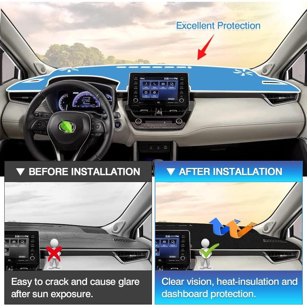 Cubierta de tablero Karltys para Toyota Corolla Cross 2022-2025