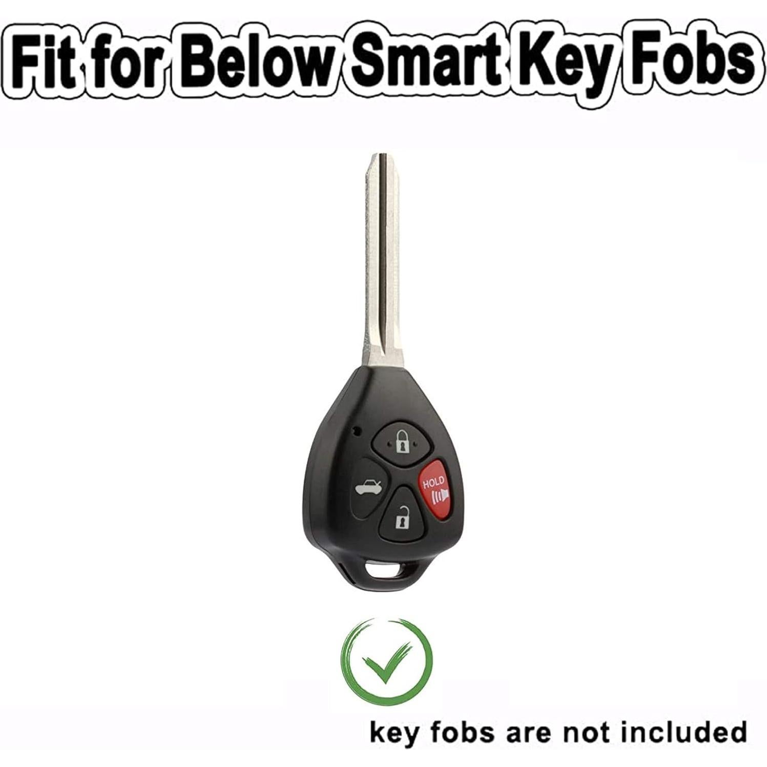 Cubierta de Llavero Toyota TAPAYICA Rosa-Dorado 4 Botones