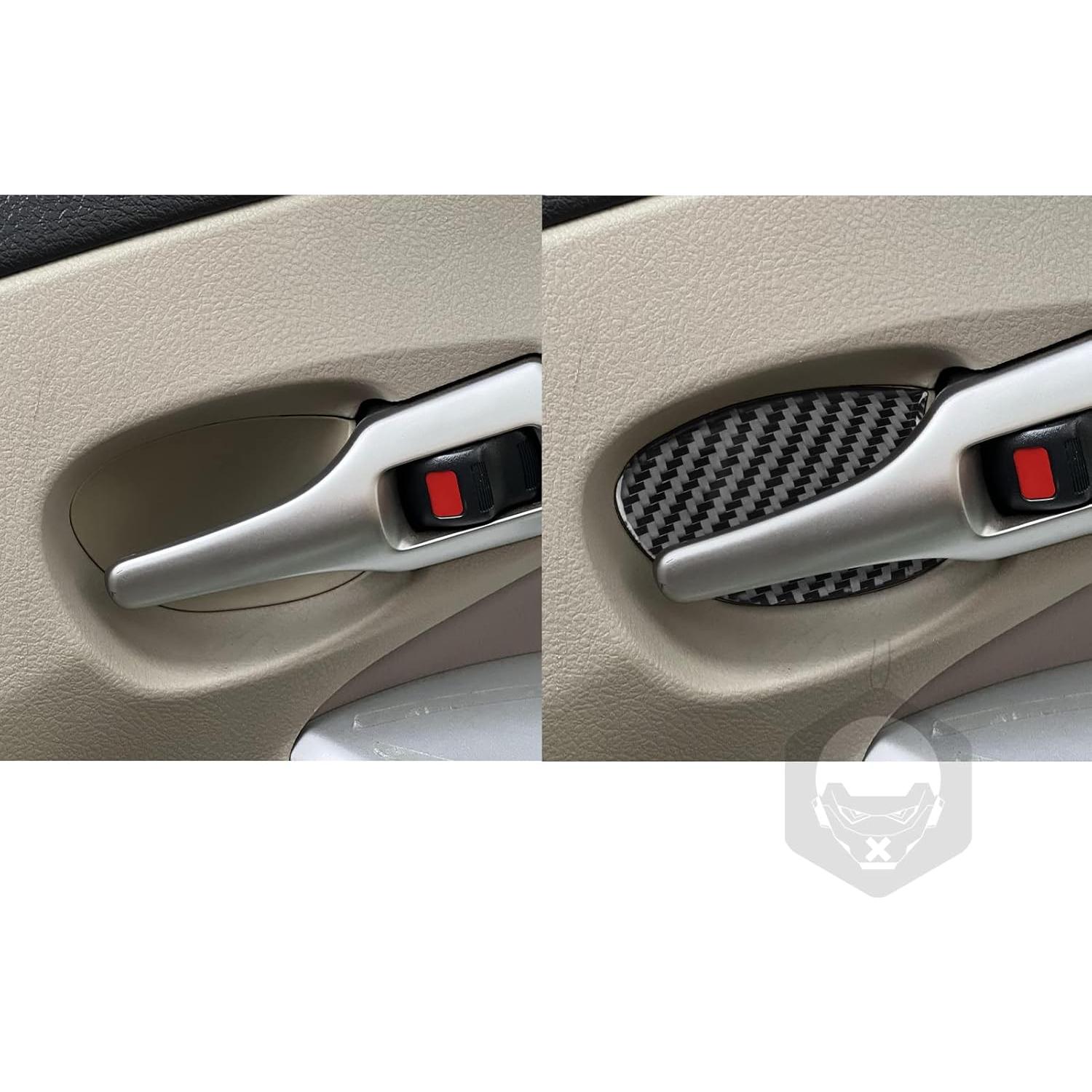 Calcomanía de Fibra de Carbono HJGHR para Toyota Corolla 2009-2013