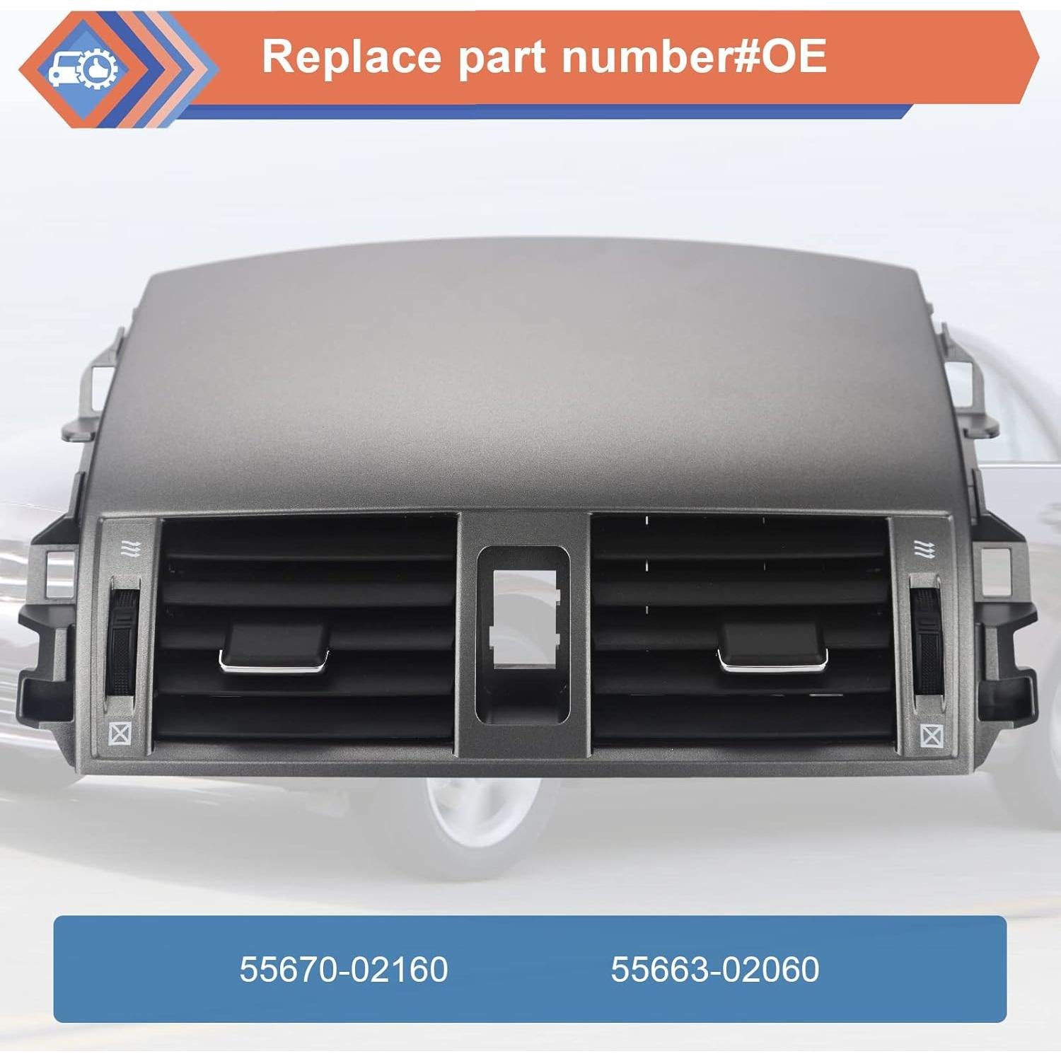 Panel de Ventilación A/C ZONFANT Corolla 2008-2013