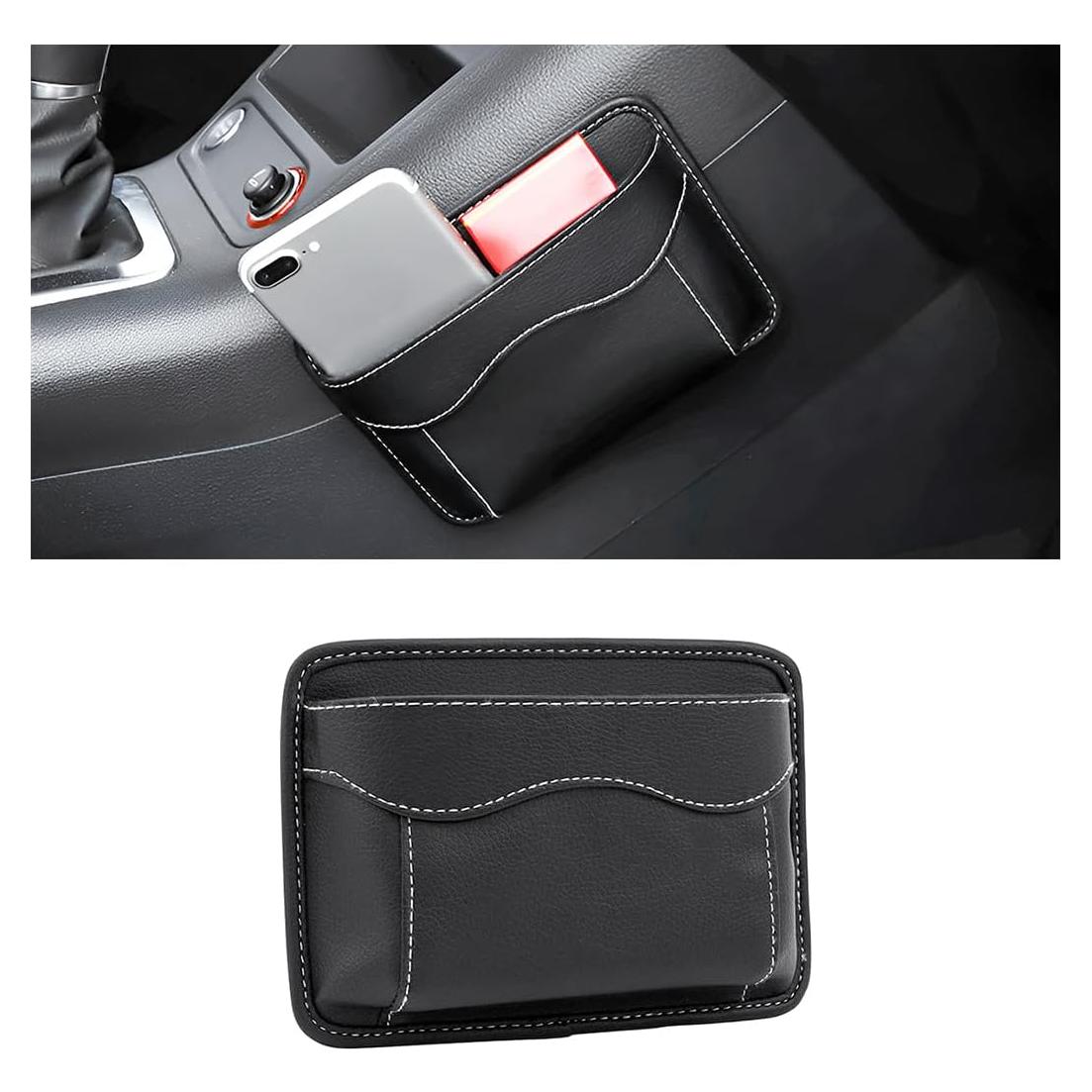 Organizador de Asiento de Coche Osilly en Cuero PU Negro