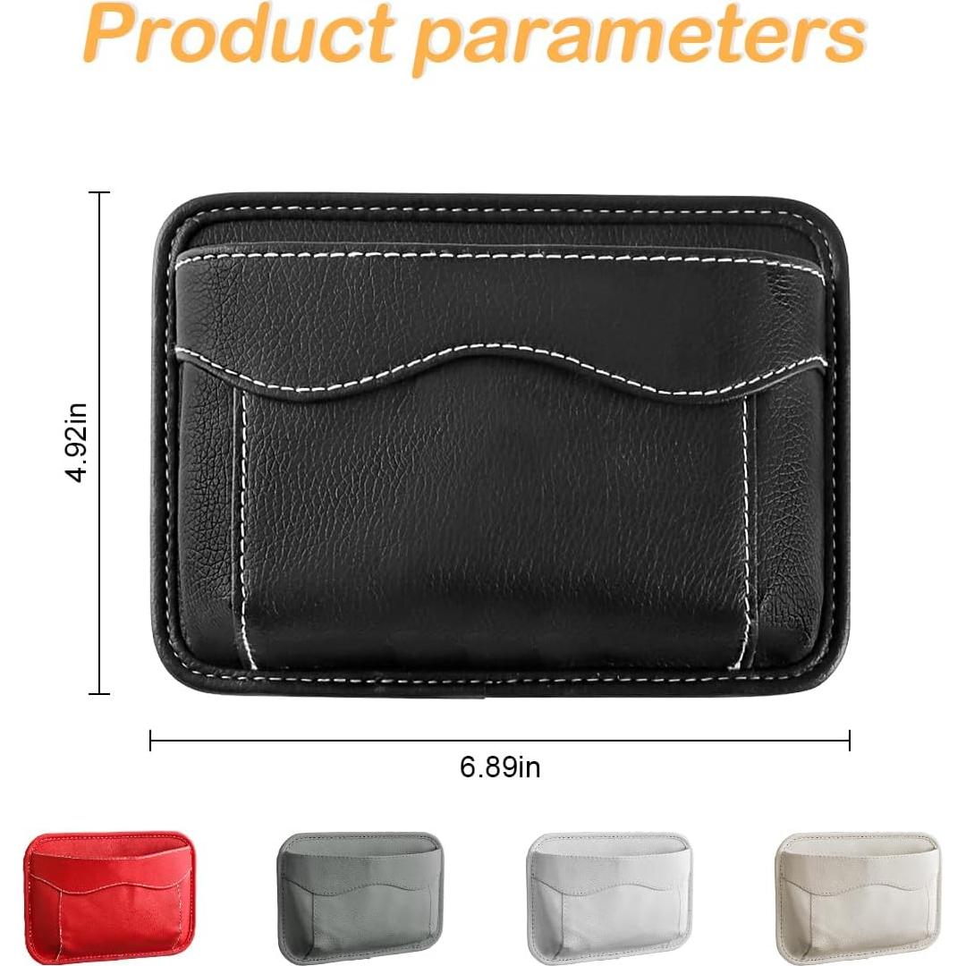 Organizador de Asiento de Coche Osilly en Cuero PU Negro