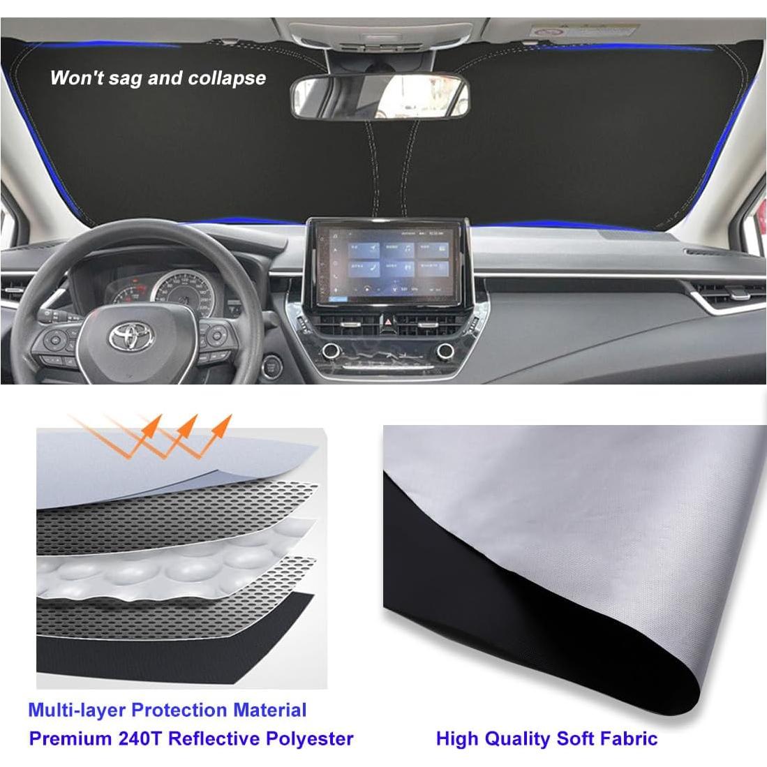 Protector Solar Parabrisas Toyota Corolla 2019-2025 Lezcoan