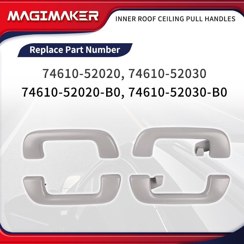 4 Mangos de Techo Interior Magimaker para Toyota 2005-2021