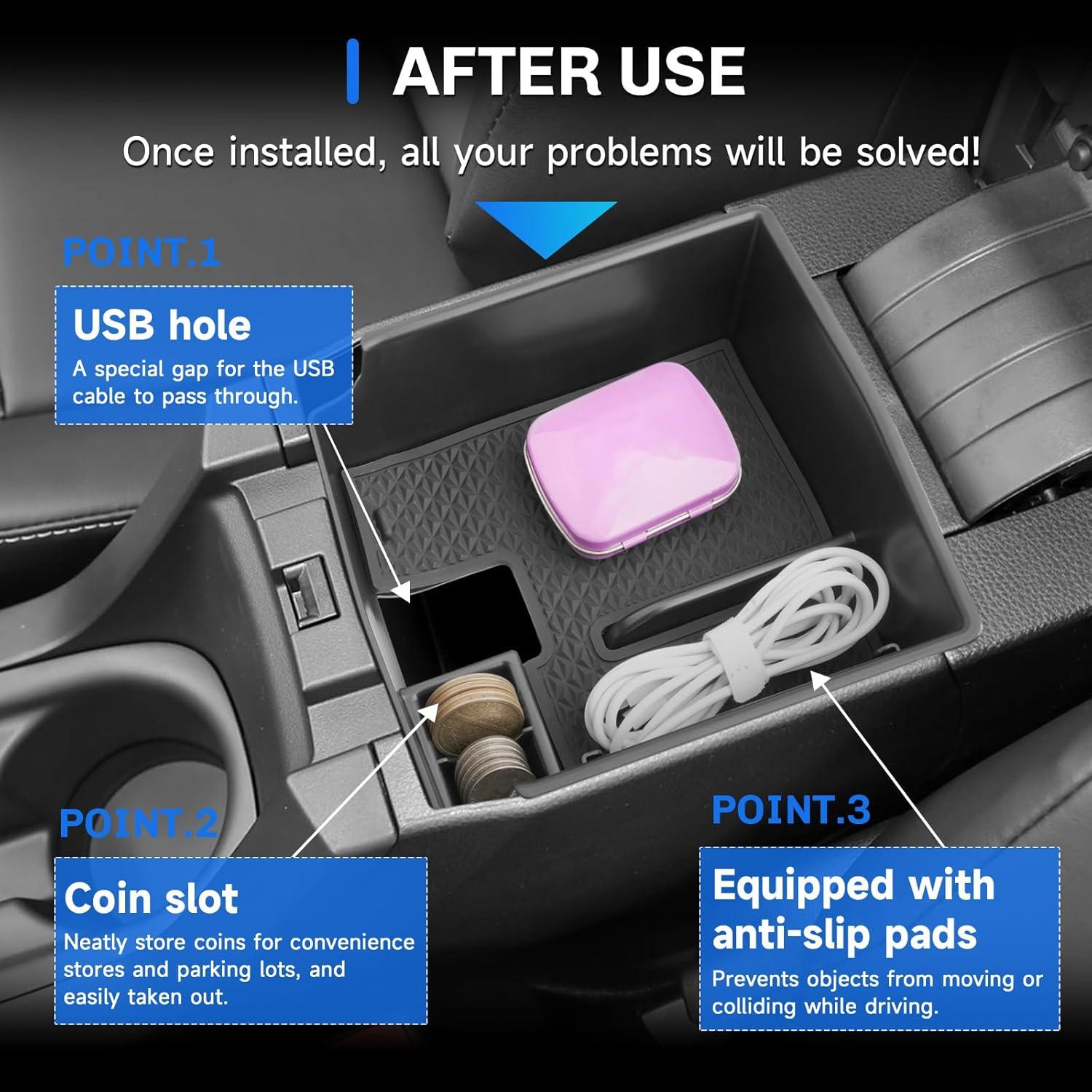 Organizador de Consola Central SXCY para Toyota Corolla 2025