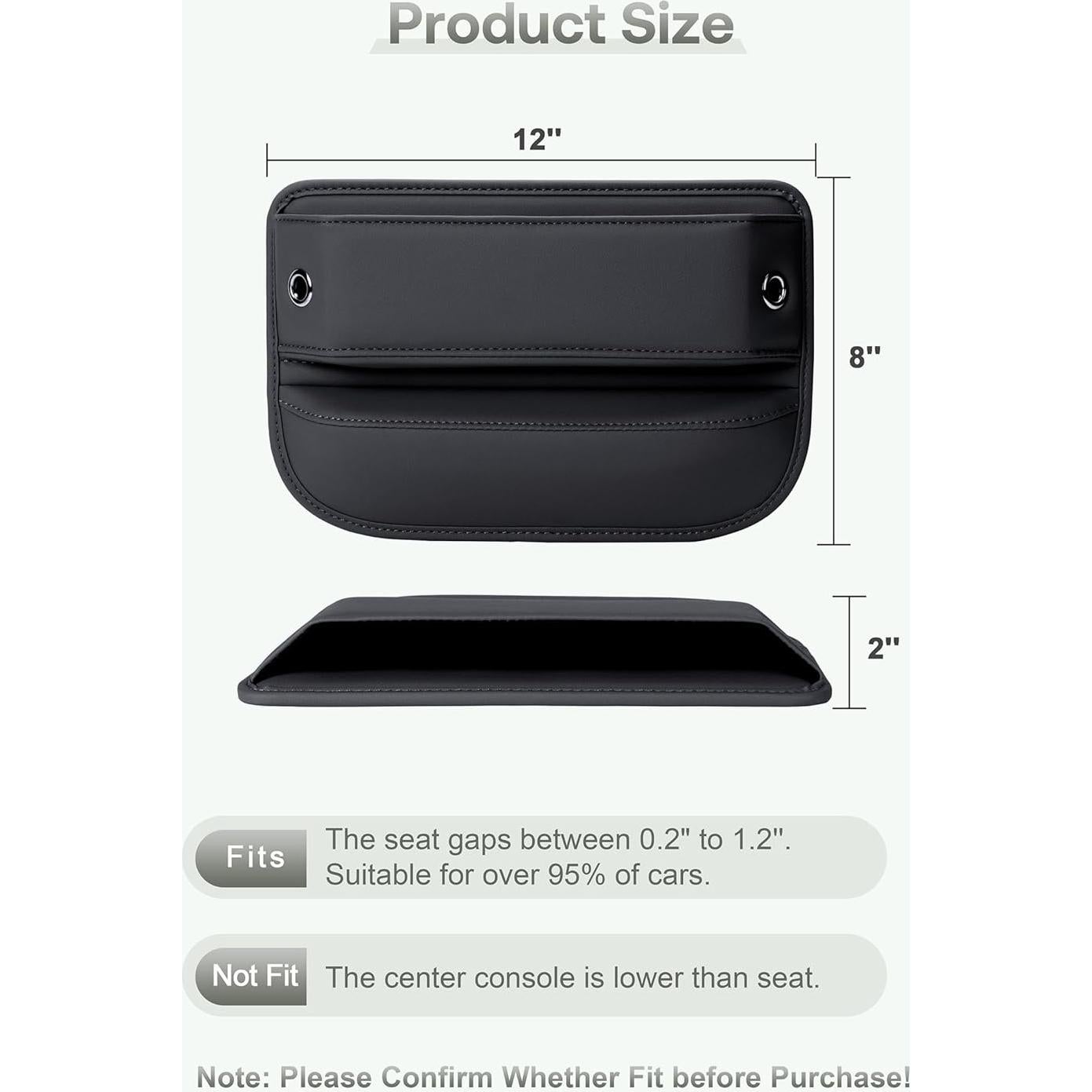 Relleno de Espacio para Asiento de Auto Owntow Negro