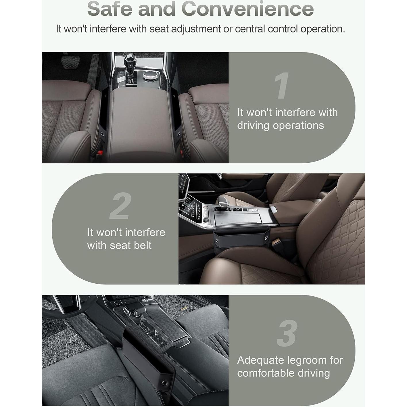 Relleno de Espacio para Asiento de Auto Owntow Negro